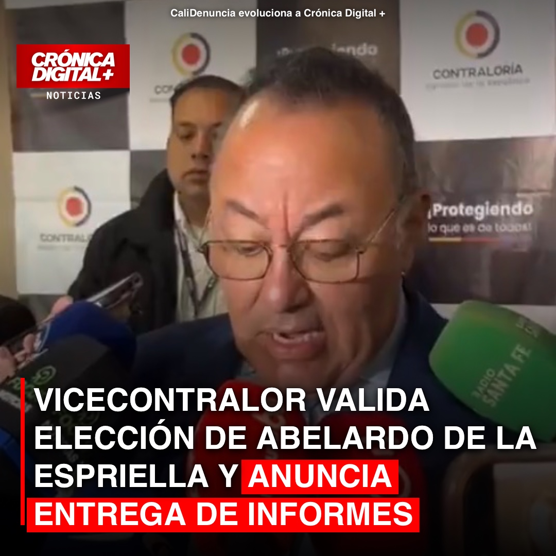 VICECONTRALOR CARLOS SILGADO VALIDA ELECCIÓN DE ABELARDO DE LA ESPRIELLA Y ANUNCIA ENTREGA DE INFORMES FINANCIEROS
