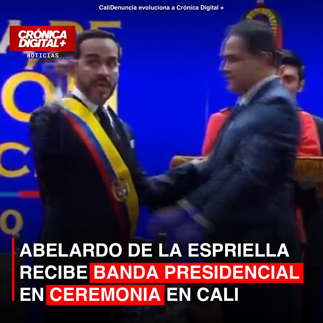 Abelardo De La Espriella asume presidencia en Cali, hito histórico para Colombia