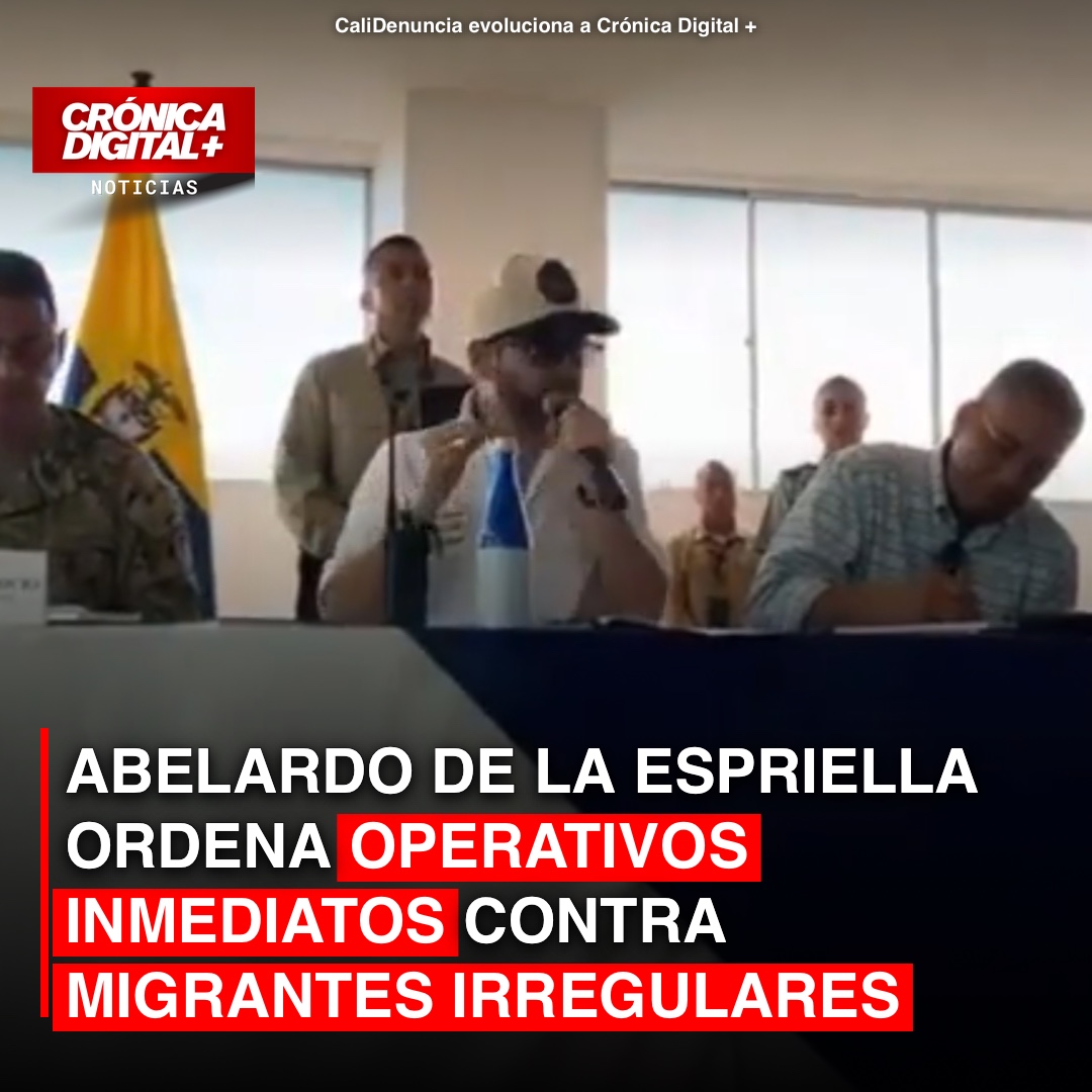 Abelardo De La Espriella ordena operativos contra migrantes irregulares en Colombia