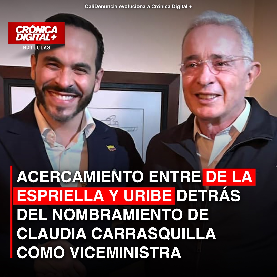 Acercamiento Uribe-De la Espriella impulsa nombramiento de Carrasquilla