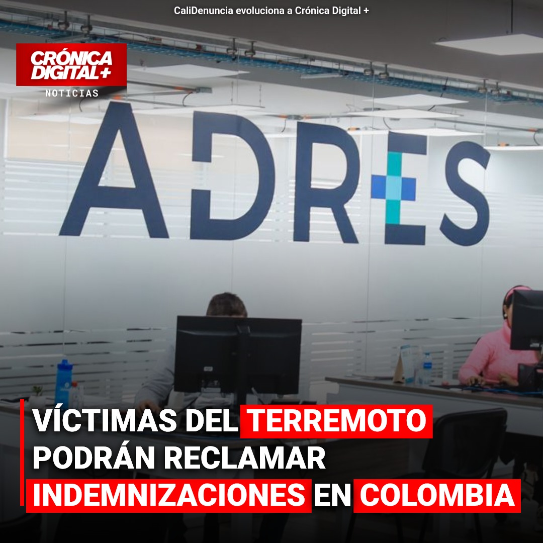 ADRES activa indemnizaciones para víctimas de terremoto en Colombia
