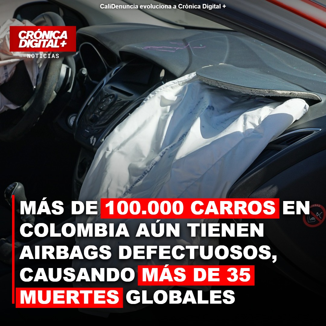 Airbags Takata: Riesgo Mortal Persiste para 100.000 Autos en Colombia
