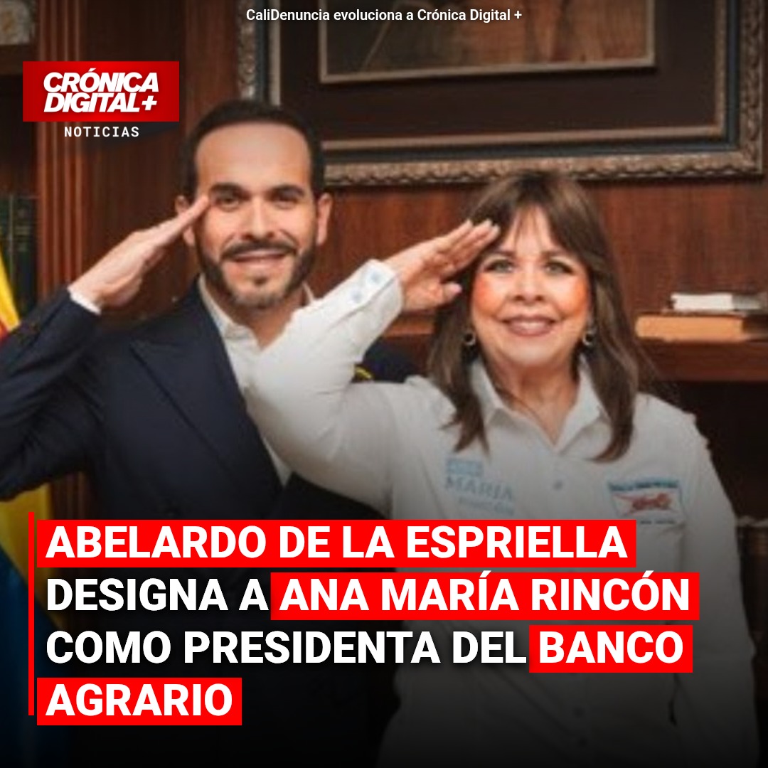 Ana María Rincón Presidirá Banco Agrario en Gobierno de De la Espriella