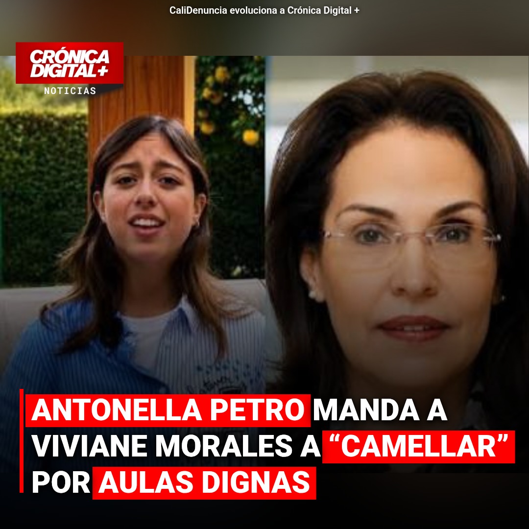 Antonella Petro urge a Ministra Morales a priorizar aulas tras sismo