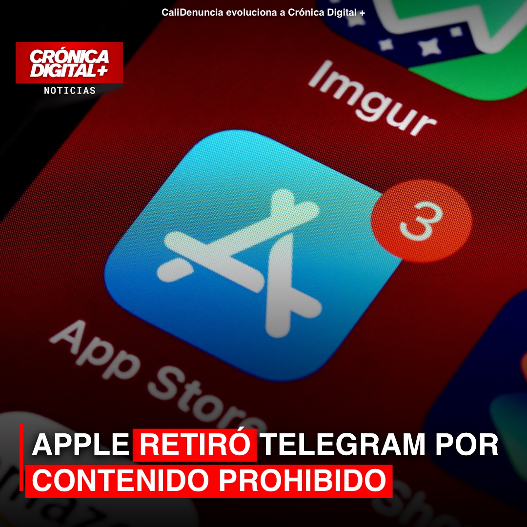 Apple Retira Temporalmente Telegram por Contenido Ilegal