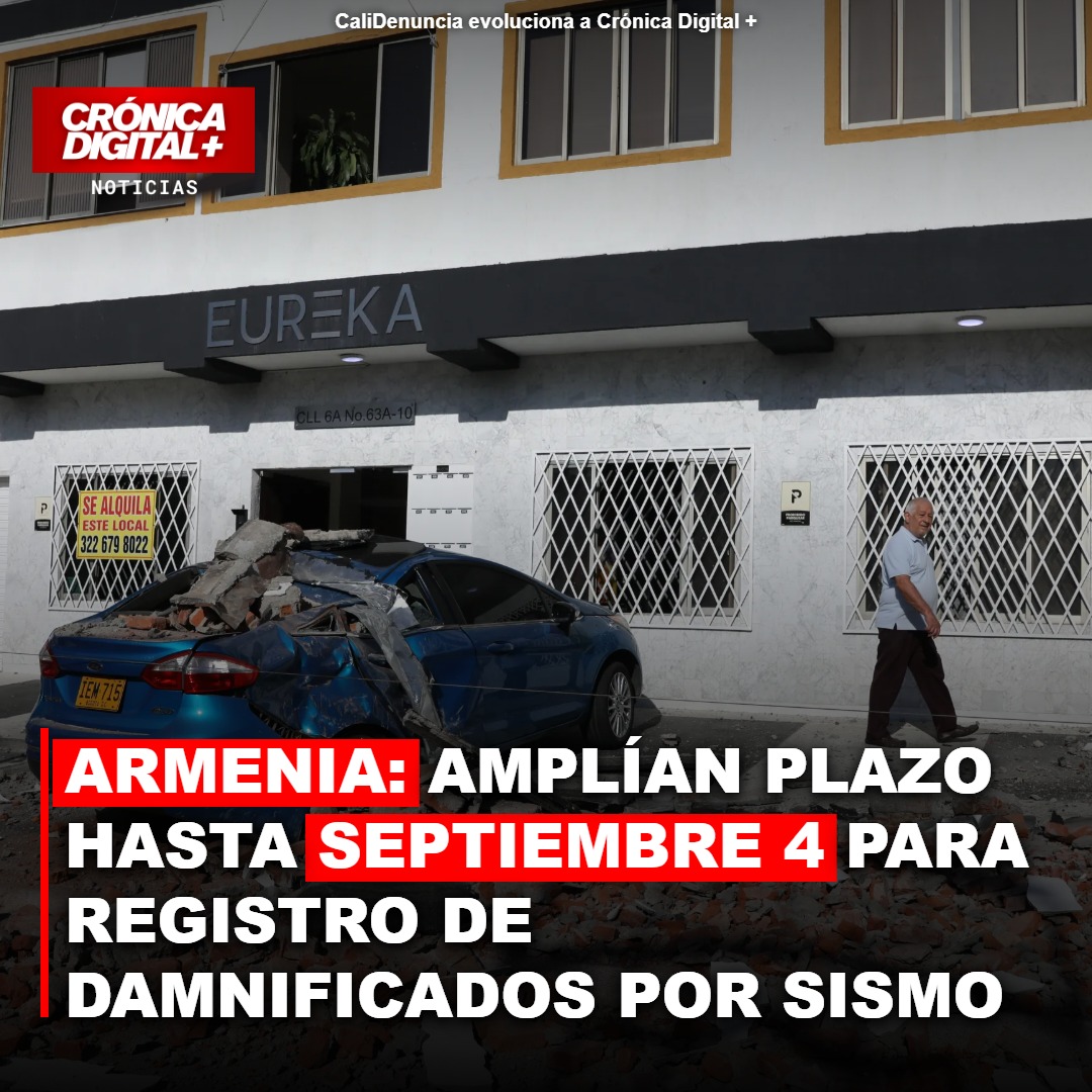 Armenia: UNGRD Amplía Plazo hasta Septiembre 4 para Registro de Damnificados por Sismo