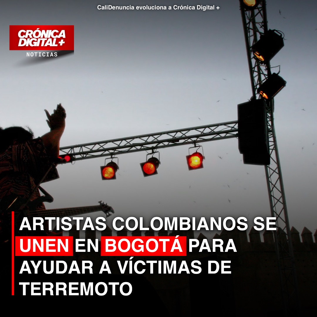 Artistas colombianos se unen para reconstruir zonas tras sismo