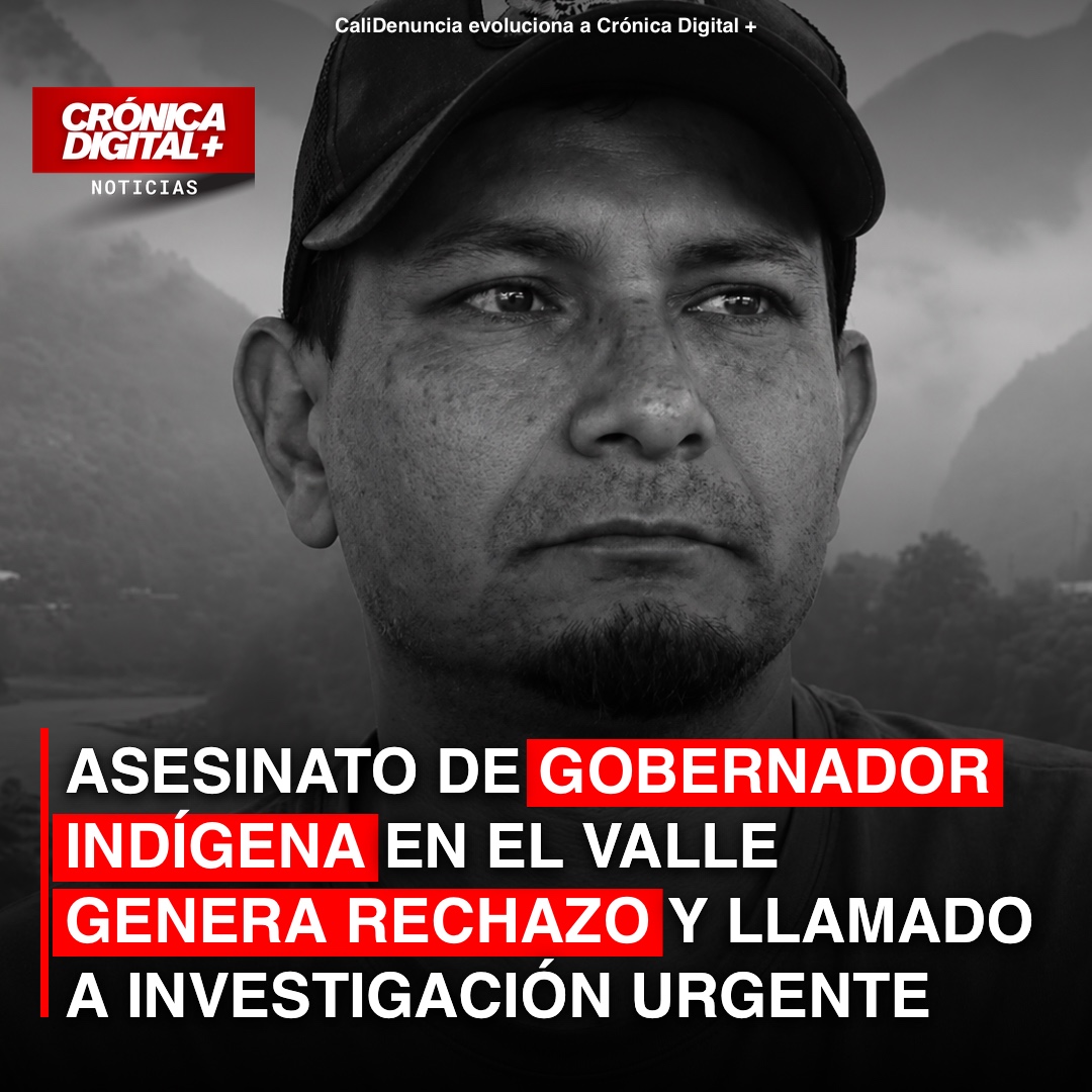 Asesinato de gobernador indígena sacude el Valle del Cauca: exigen justicia