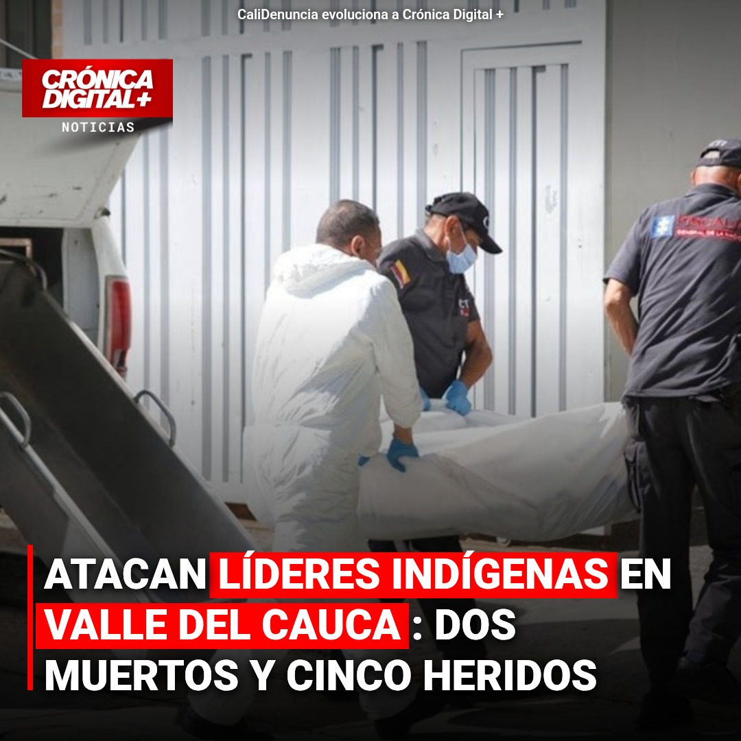 Ataque armado en Florida, Valle: dos líderes indígenas asesinados