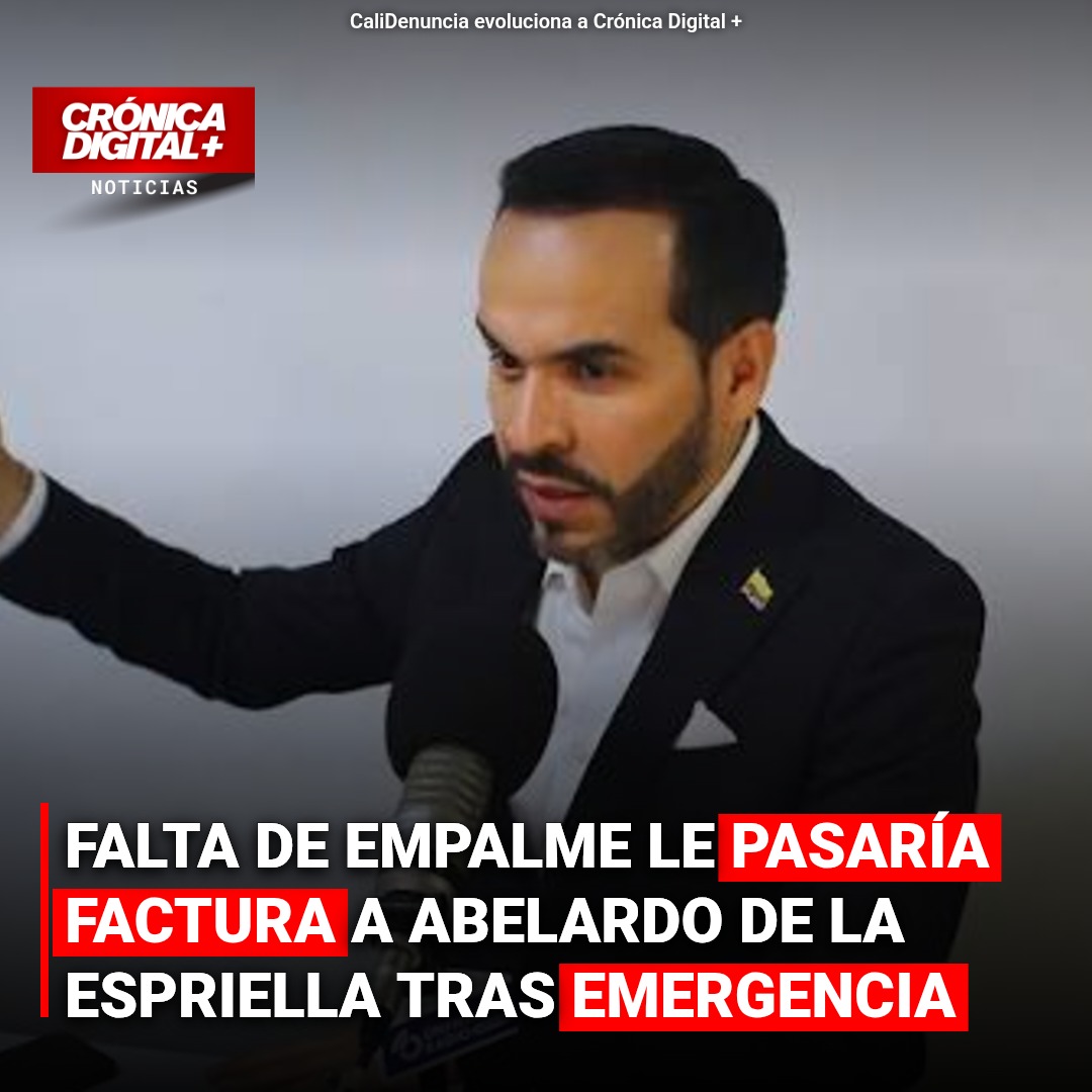 Ausencia en empalme pasaría factura a De la Espriella por emergencia