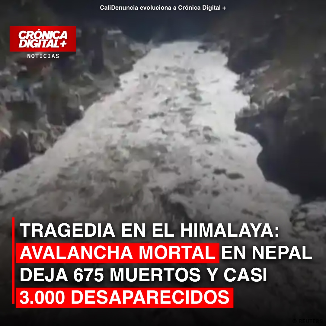 Avalancha mortal en Himalaya: Cifra de desaparecidos supera 3.000