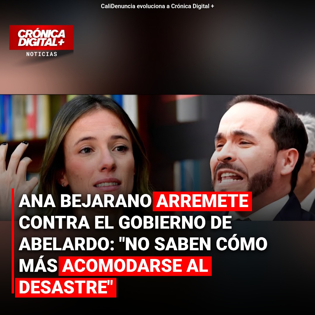 Bejarano critica gobierno Abelardo por «vaivén» ante crisis