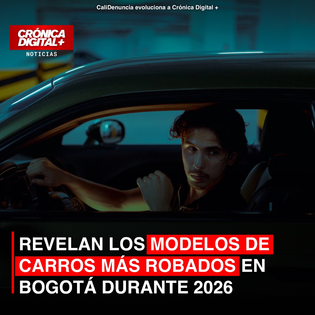 Bogotá: Modelos de vehículos y razones del aumento en robos durante 2026