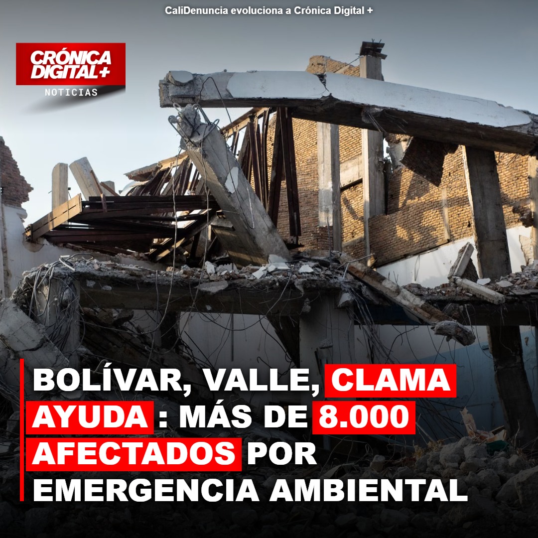 Bolívar, Valle, clama auxilio: 8.000 afectados por emergencia ambiental