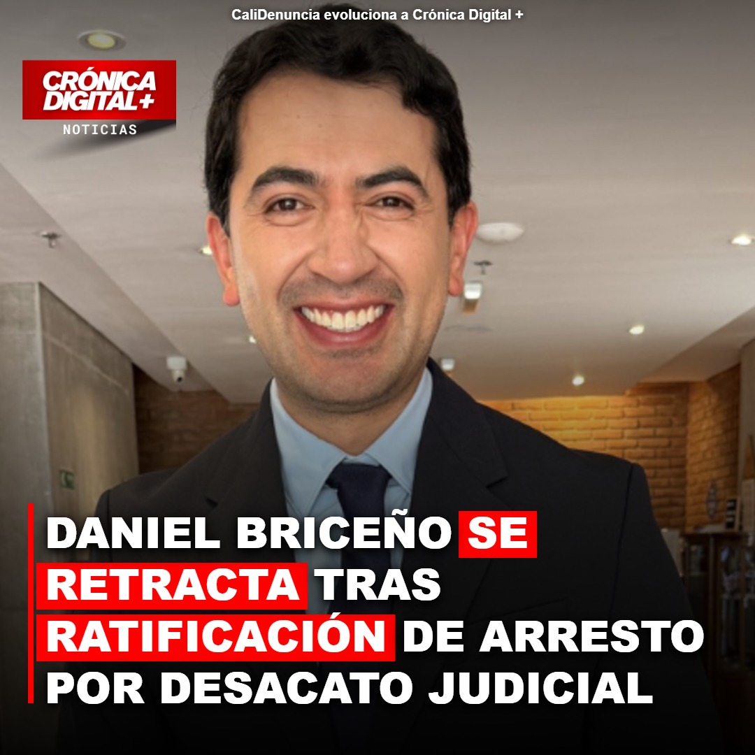 Briceño se retracta tras orden de arresto por desacato judicial