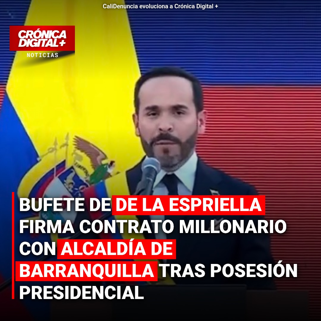 Bufete de De La Espriella firma contrato millonario con Alcaldía Char