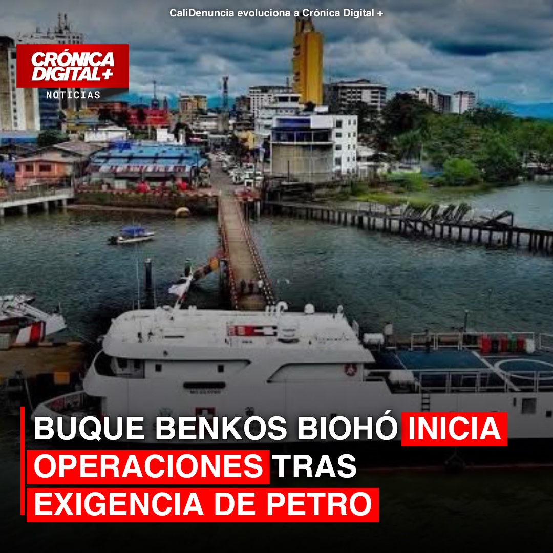 Buque Benkos Biohó inicia operaciones tras sismo en Pacífico