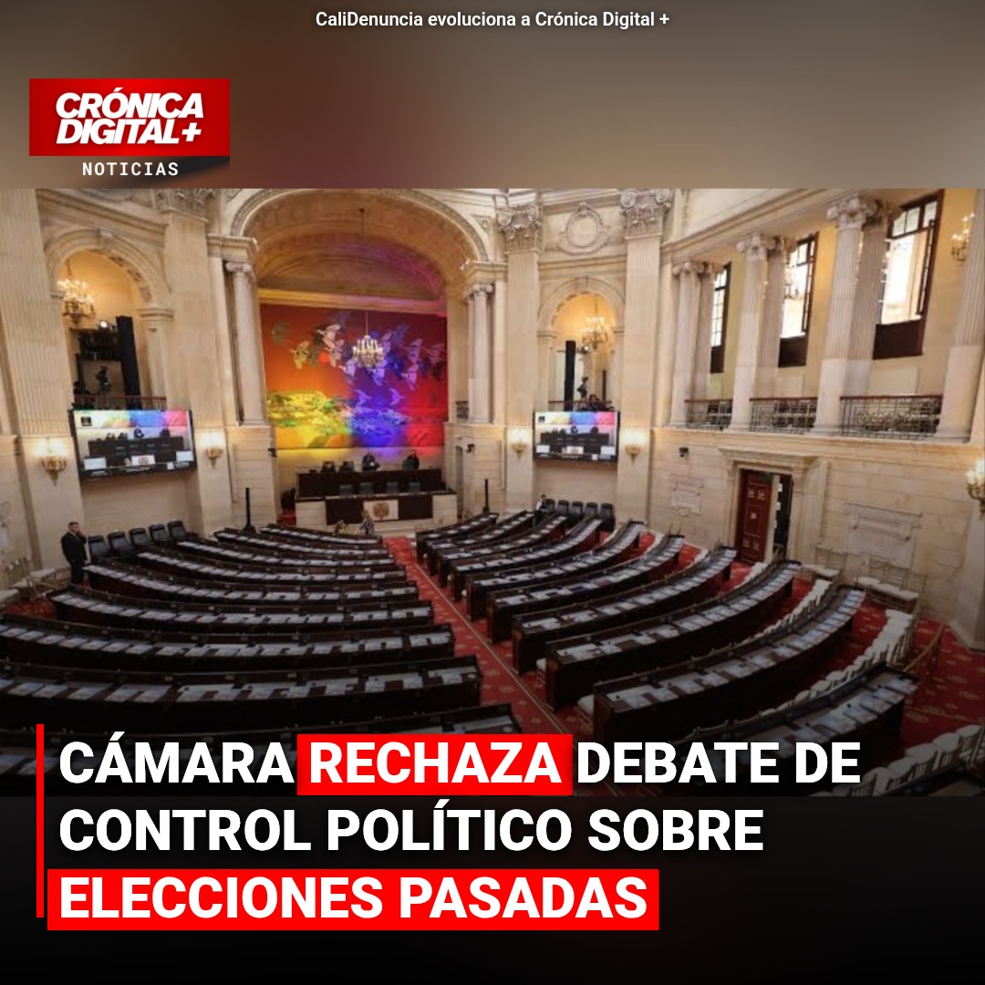 Cámara rechaza debate sobre transparencia en elecciones de 2026