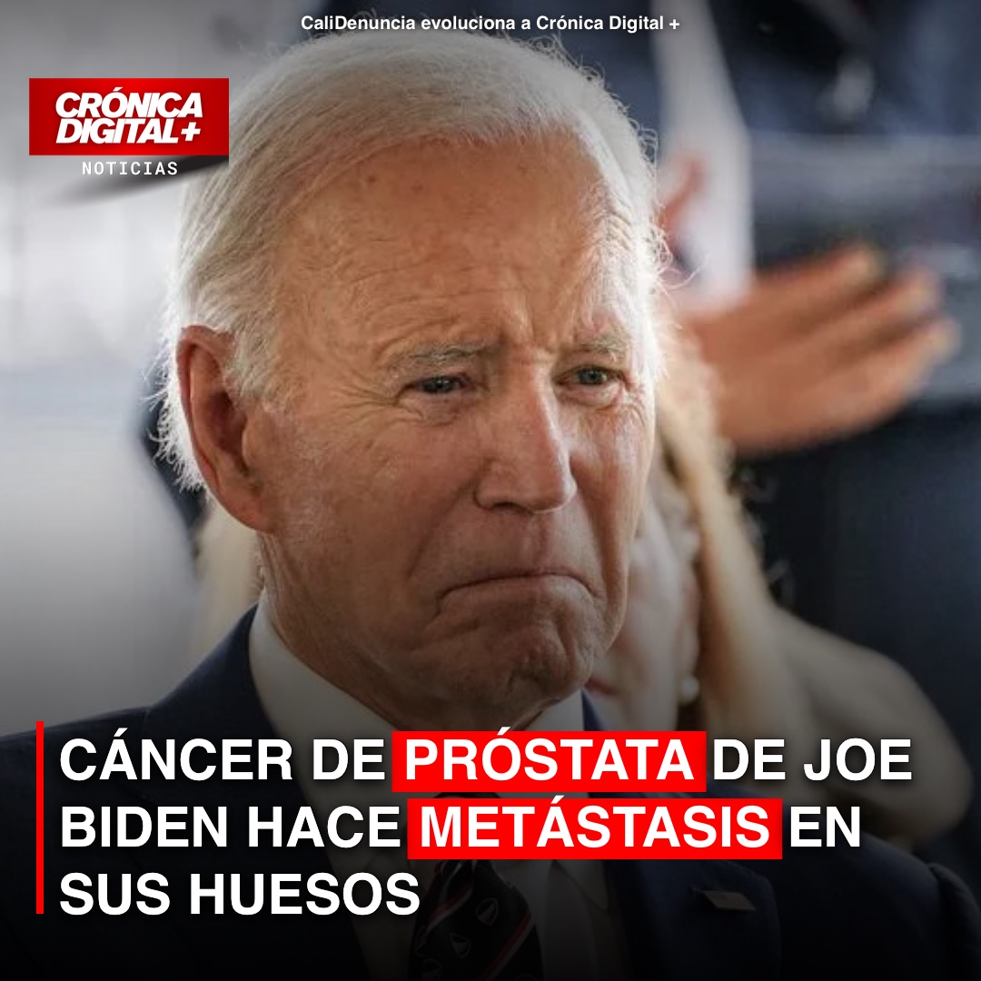 Cáncer de próstata de Joe Biden hace metástasis: su hijo revela deterioro