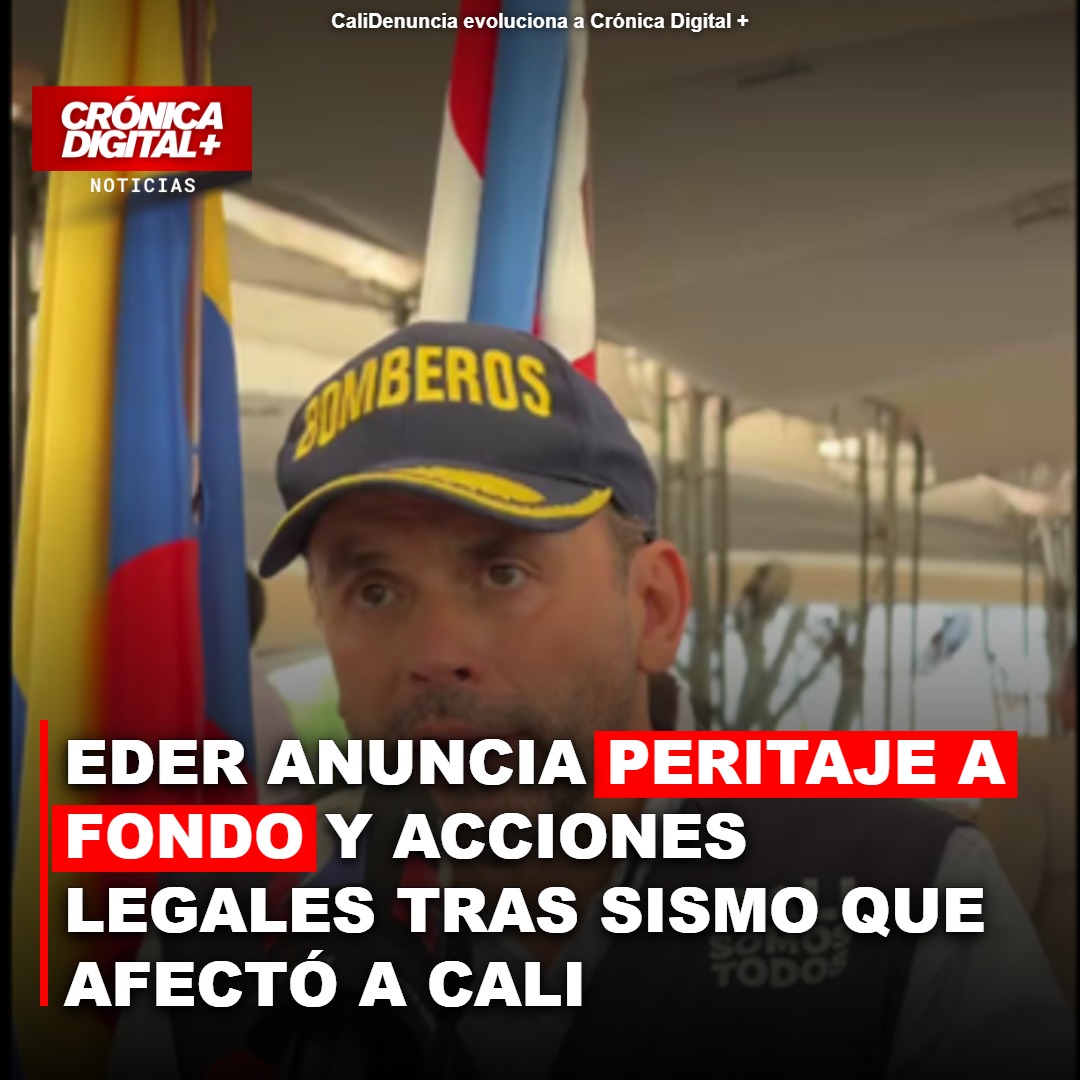 Cali investiga colapso de edificios recientes tras sismo