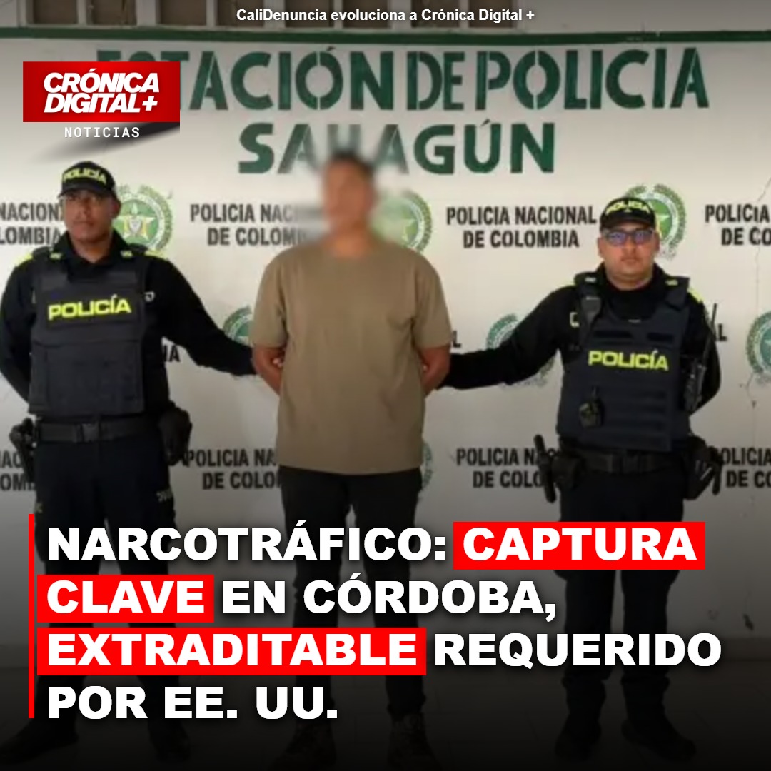 Capturan en Córdoba a Omar Vergara, narcotraficante pedido por EE. UU.