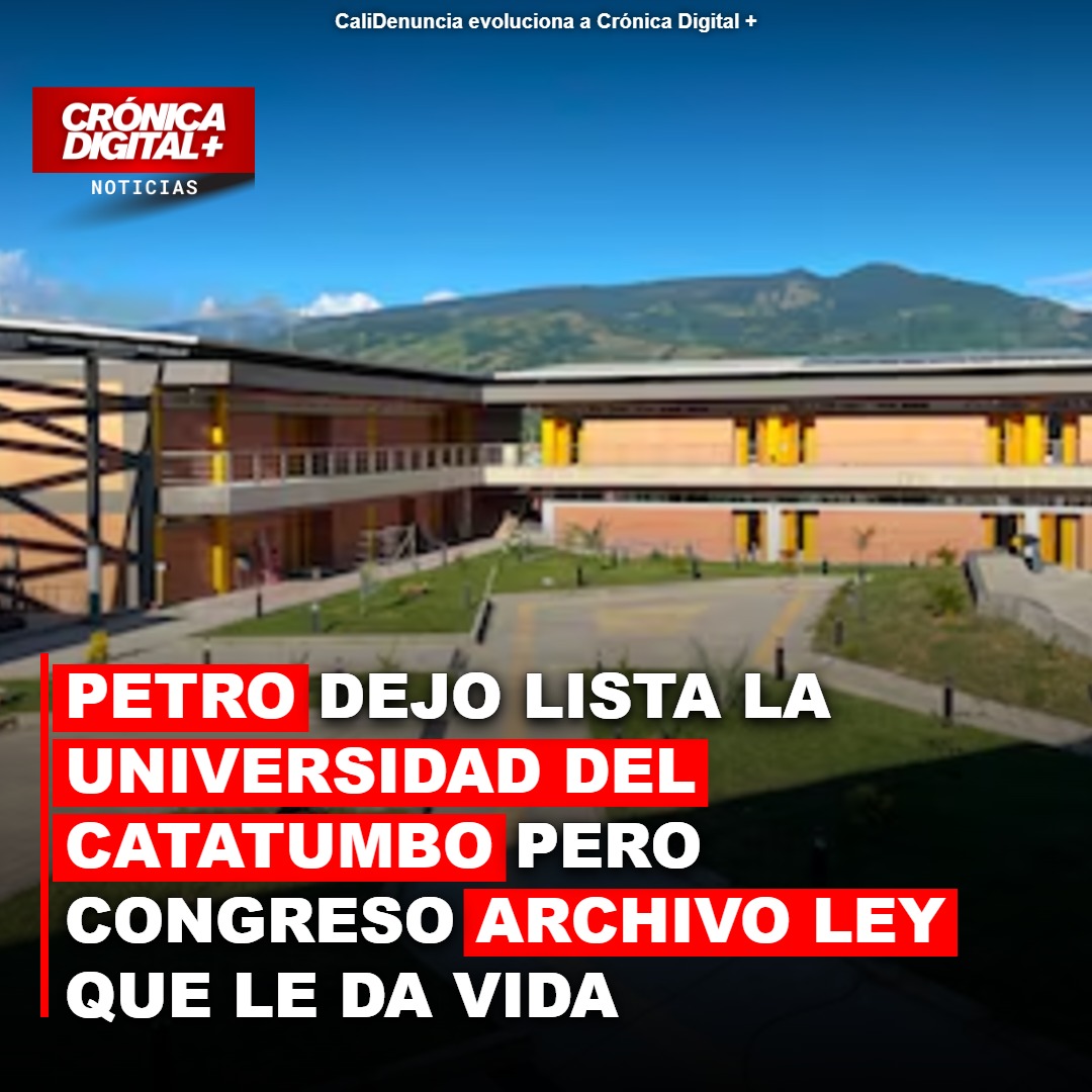 Catatumbo: Universidad de $34.000 millones lista sin ley ni operador