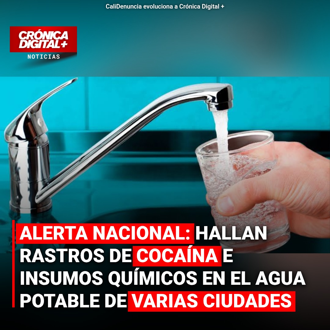 Cocaína y químicos contaminan el agua de cinco ciudades clave en Colombia