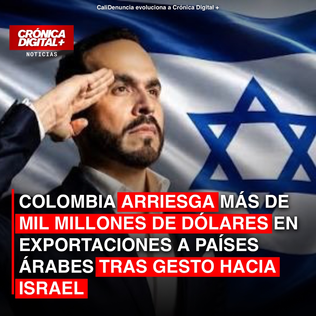 Colombia arriesga millonarios ingresos árabes por gesto hacia Israel