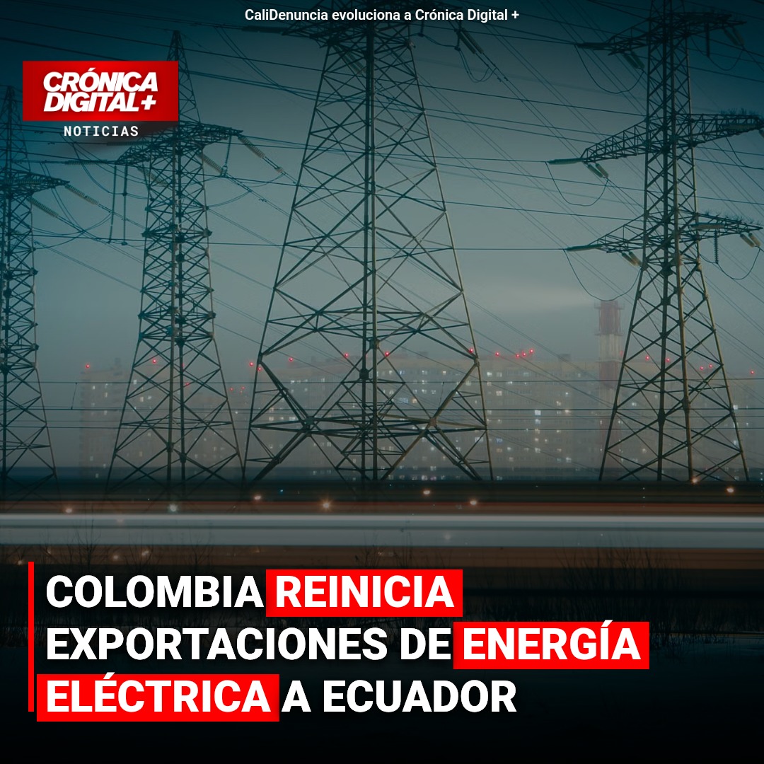 Colombia restablece exportaciones de energía a Ecuador tras disputa comercial