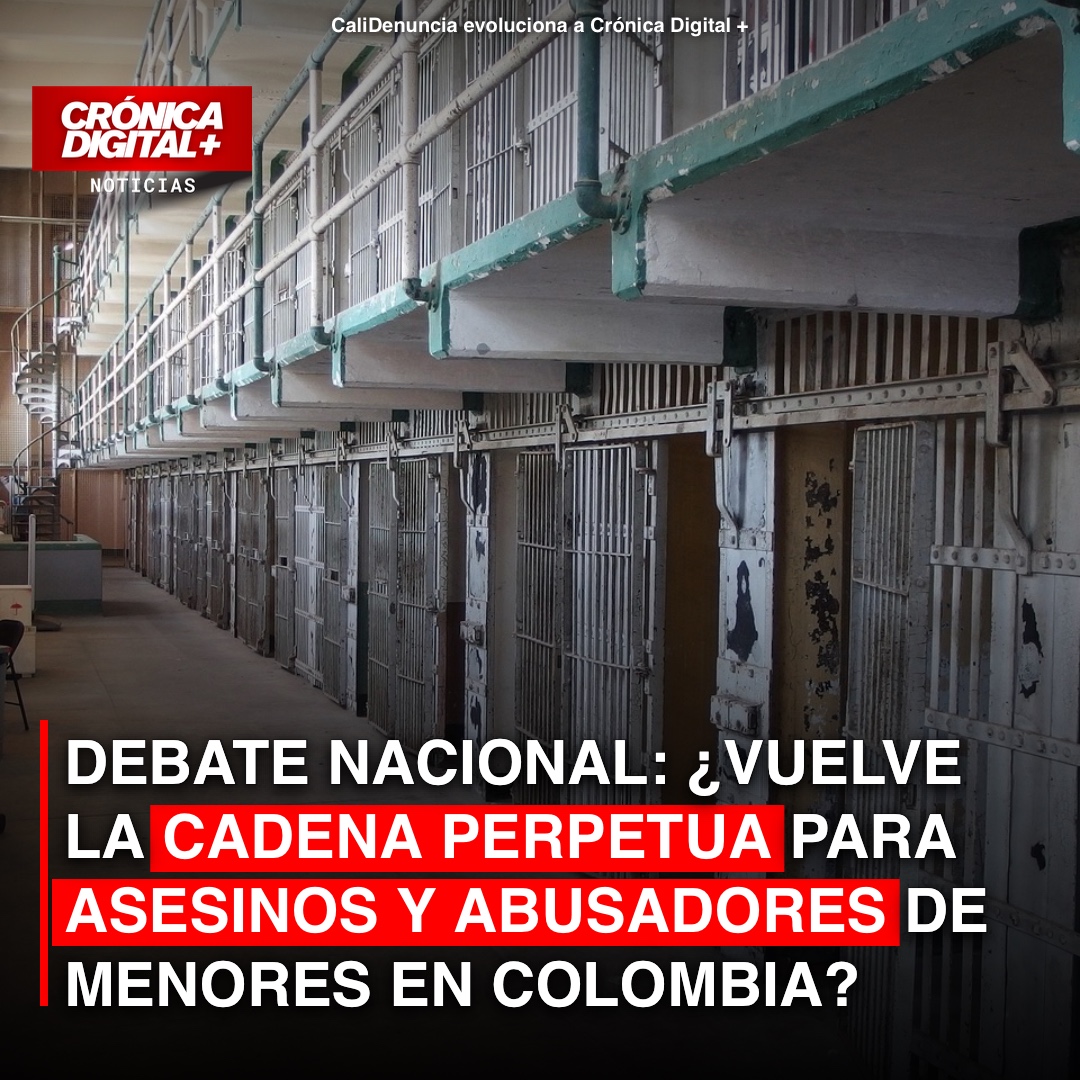 Colombia revive debate sobre cadena perpetua para agresores de niños