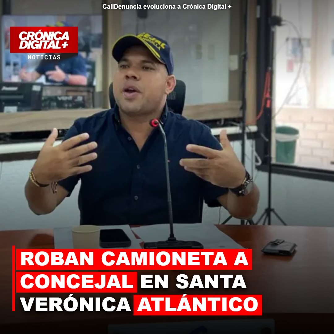 Concejal Alexis Castillo, víctima de robo en Santa Verónica, Atlántico