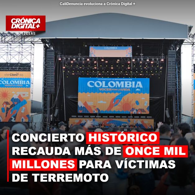 Concierto benéfico recauda más de $11 mil millones para víctimas del terremoto