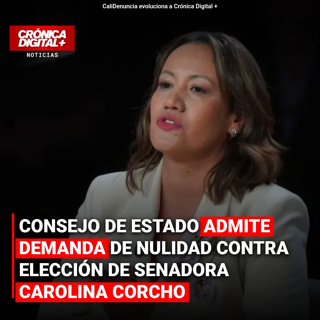 Consejo de Estado admite demanda que podría anular curul de Carolina Corcho