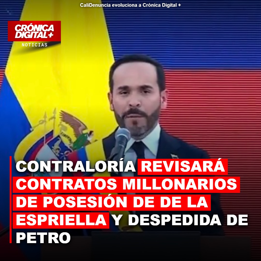 Contraloría investiga contratos millonarios de traspaso de mando en Colombia