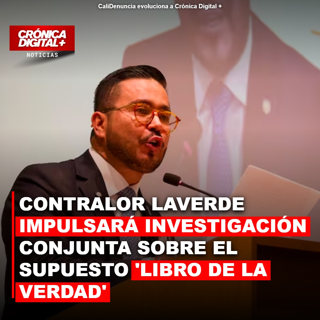 Contralor Laverde impulsará pesquisa conjunta sobre supuesto ‘Libro de la Verdad’