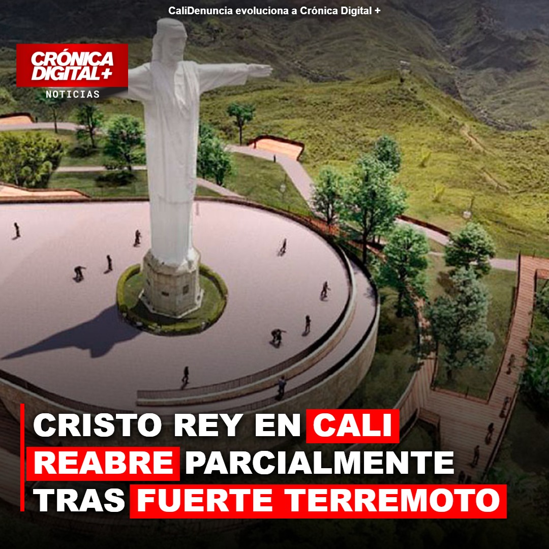 Cristo Rey en Cali: Reabre parcialmente tras sismo de 7.4 y evaluación del Dagma