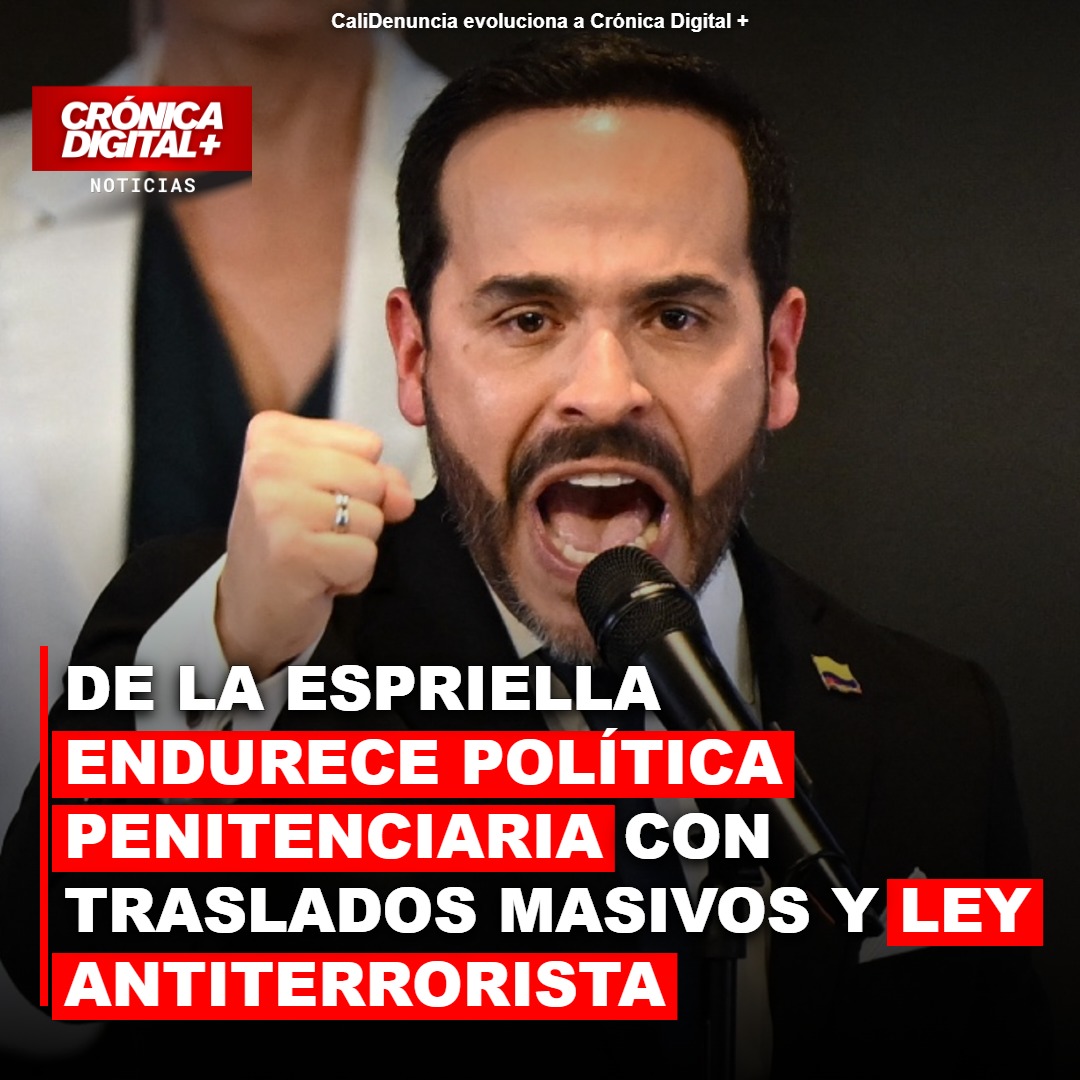 De la Espriella endurece política penitenciaria con traslados masivos
