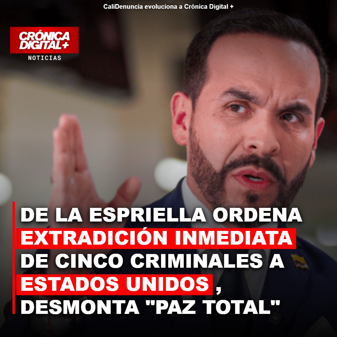 De la Espriella extradita a cinco criminales: ¿fin de la Paz Total?