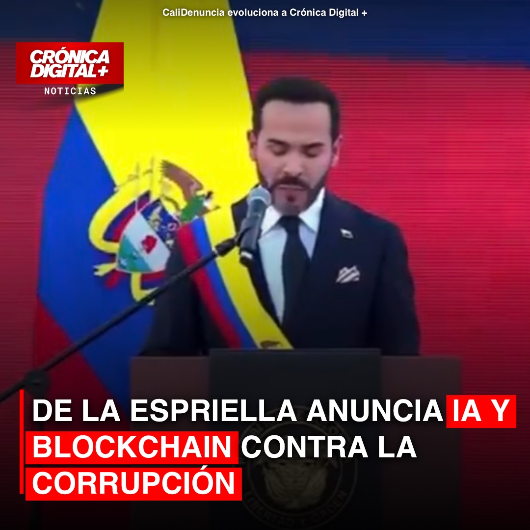 De la Espriella: IA y Blockchain, pilares contra la corrupción en su gobierno