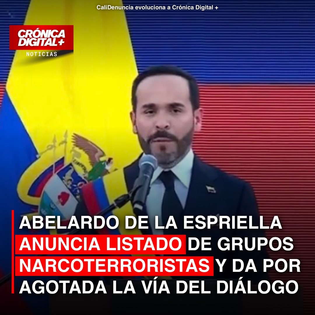 De la Espriella prioriza seguridad: listado de «narcoterroristas» y fin del diálogo