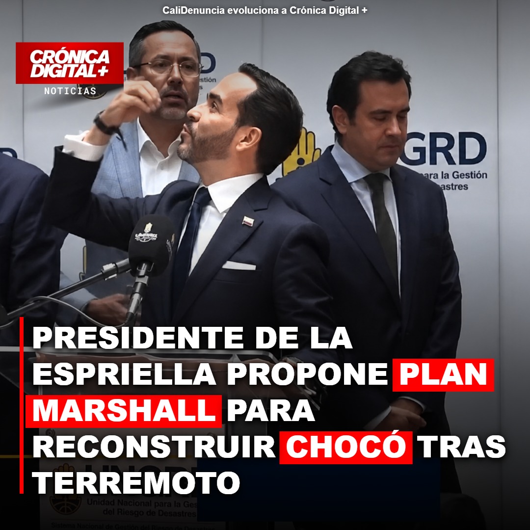 De La Espriella Propone Plan Marshall para Reconstruir Chocó Post-Sismo