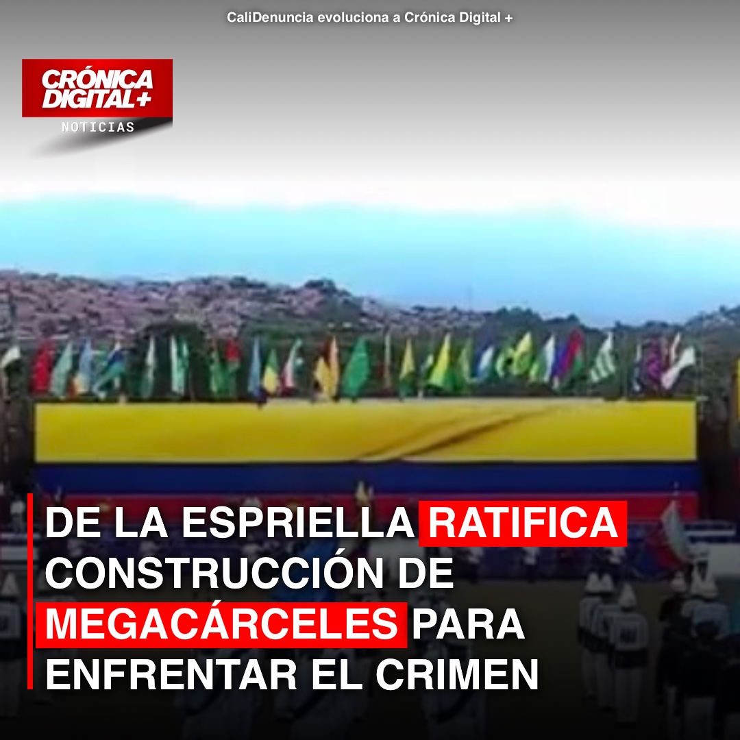 De la Espriella ratifica construcción de megacárceles para combatir el crimen