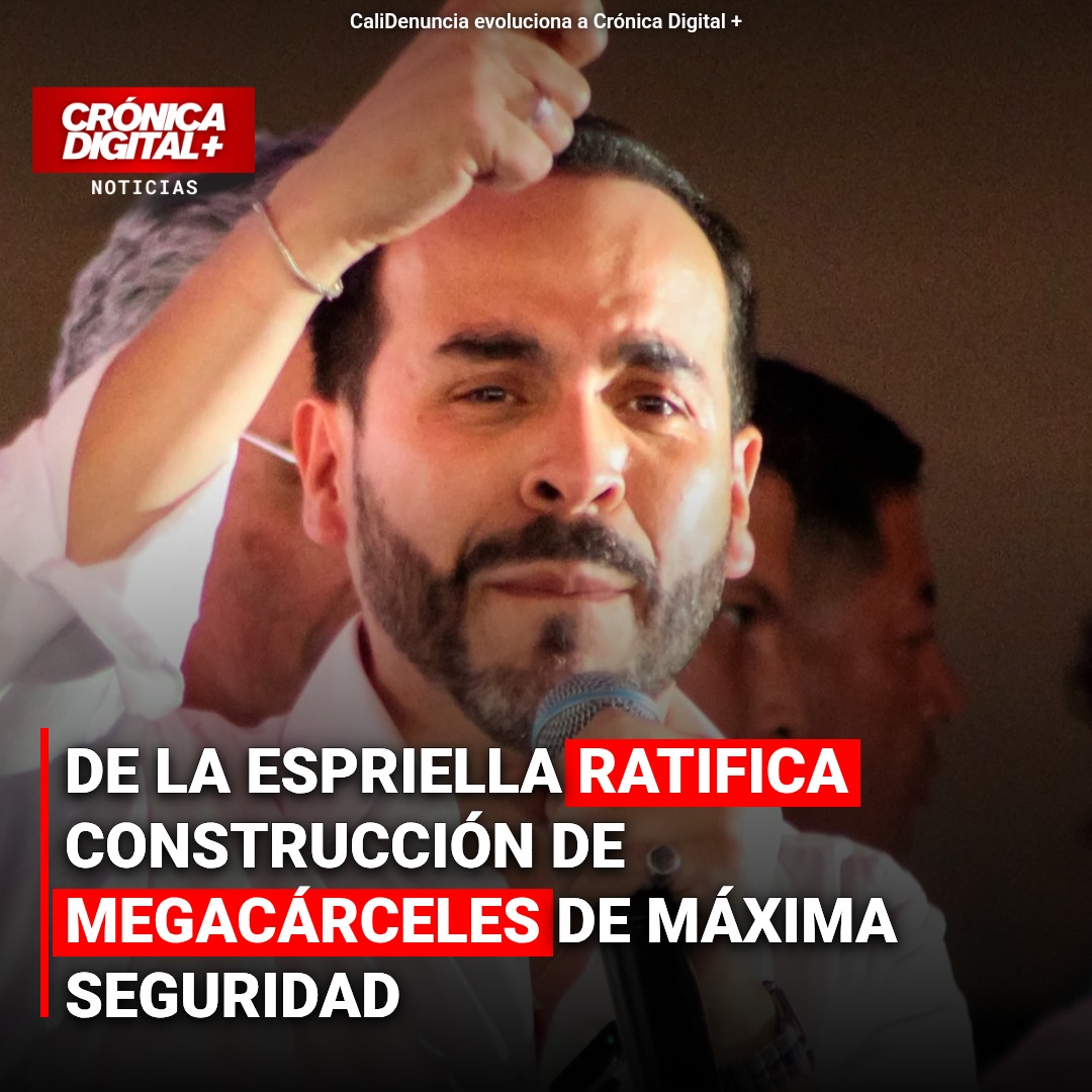 De la Espriella ratifica megacárceles y reforma penitenciaria