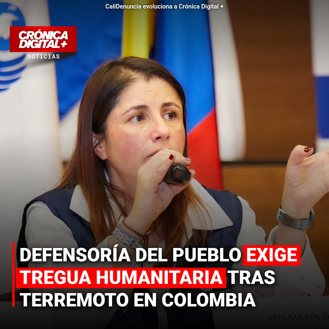 Defensoría exige tregua en Chocó para atender damnificados tras sismo de magnitud 7.4