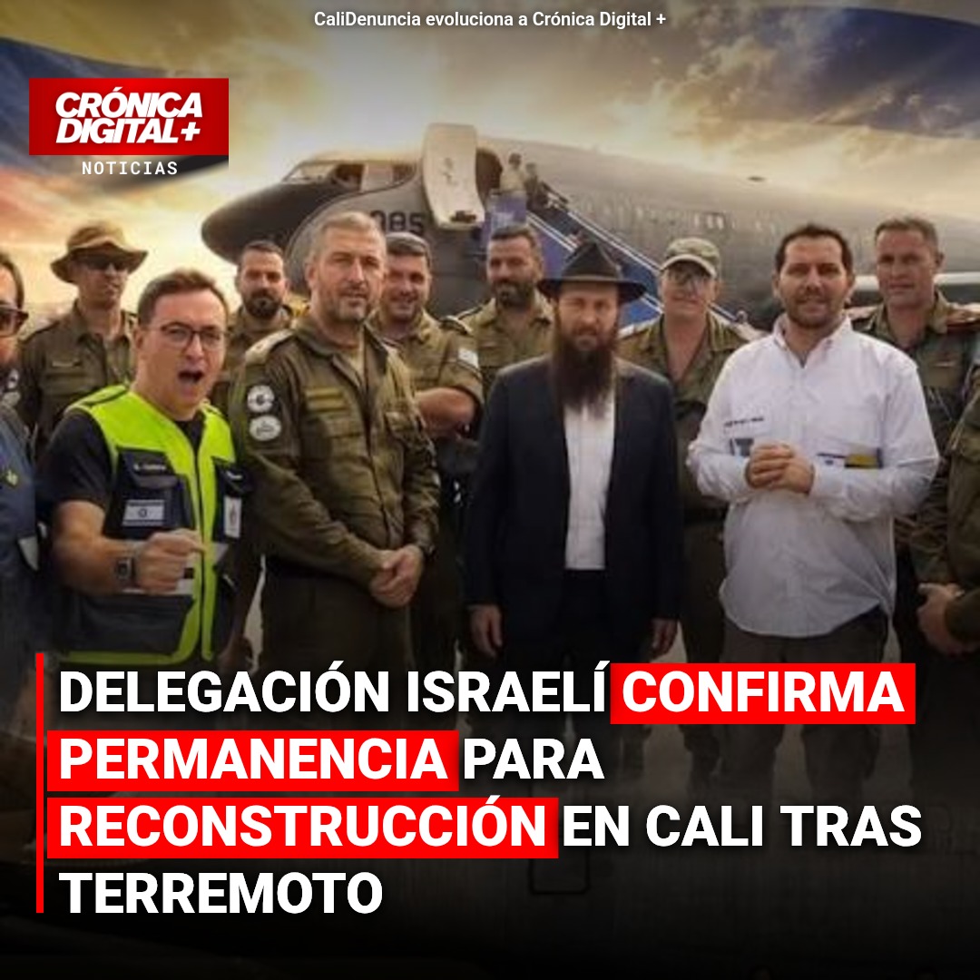 Delegación israelí se compromete con reconstrucción de Cali tras sismo