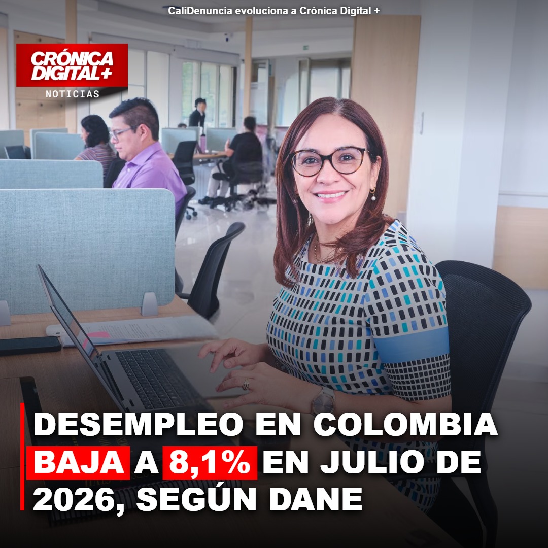 Desempleo en Colombia Baja a 8,1% en Julio 2026: DANE Confirma Fortalecimiento Laboral
