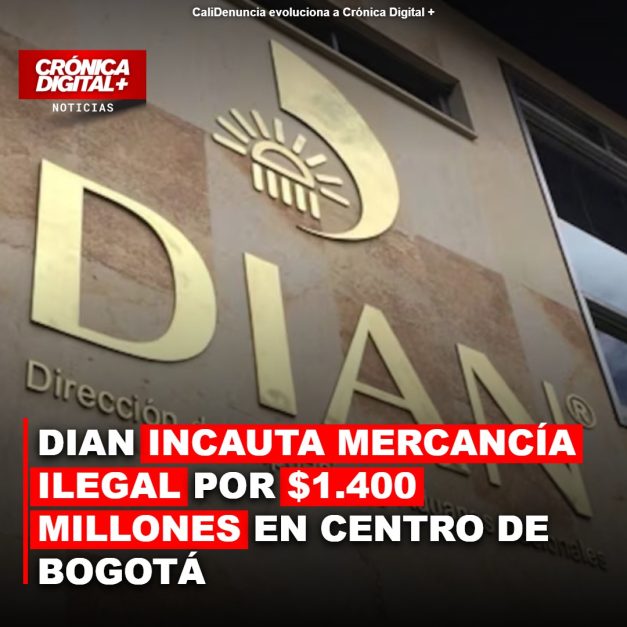 DIAN decomisa 1.271 bultos de contrabando por $1.400 millones en Bogotá