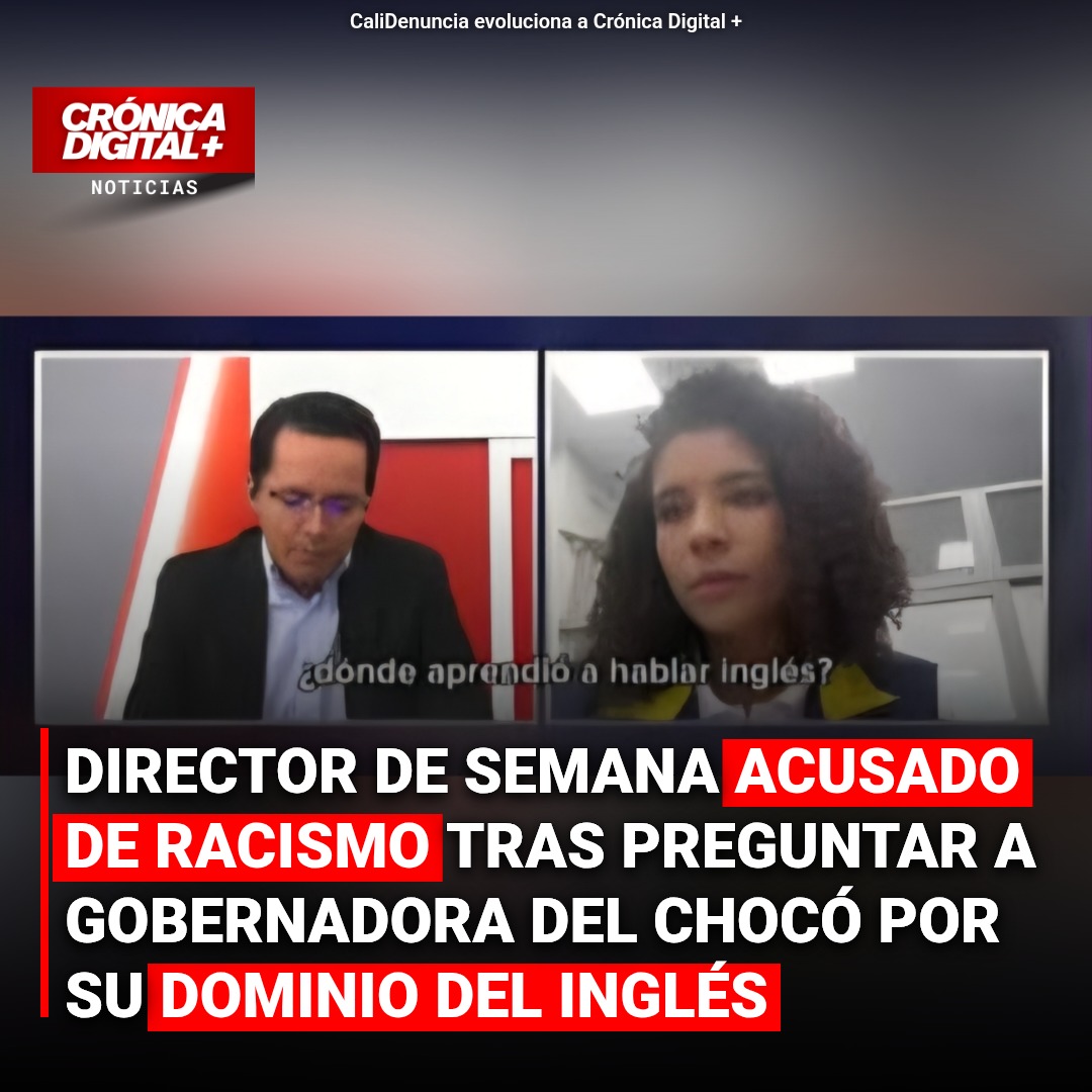 Director de Semana bajo escrutinio por pregunta a gobernadora chocoana