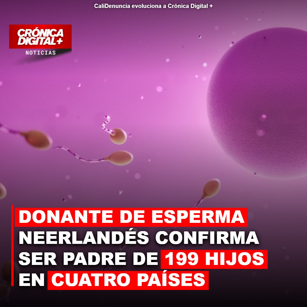 Donante neerlandés confirma paternidad de 199 hijos, expandiendo crisis bioética