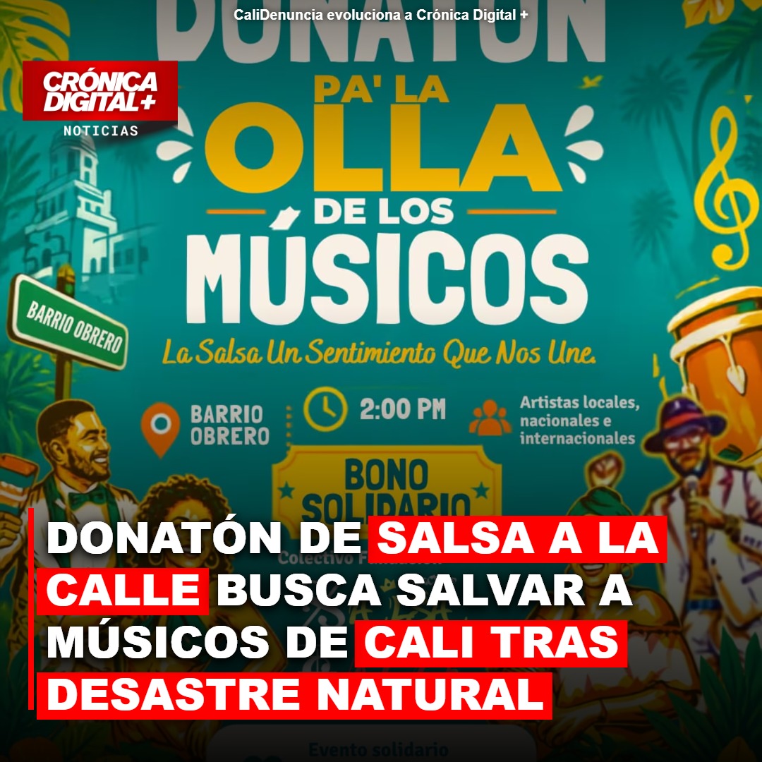 Donatón Salsera en Cali: Músicos Claman Apoyo Tras Desastre Natural